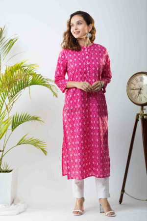 Image for Kusvaa Vcr98 Kaira Straight Regular Wear Kurta Featured