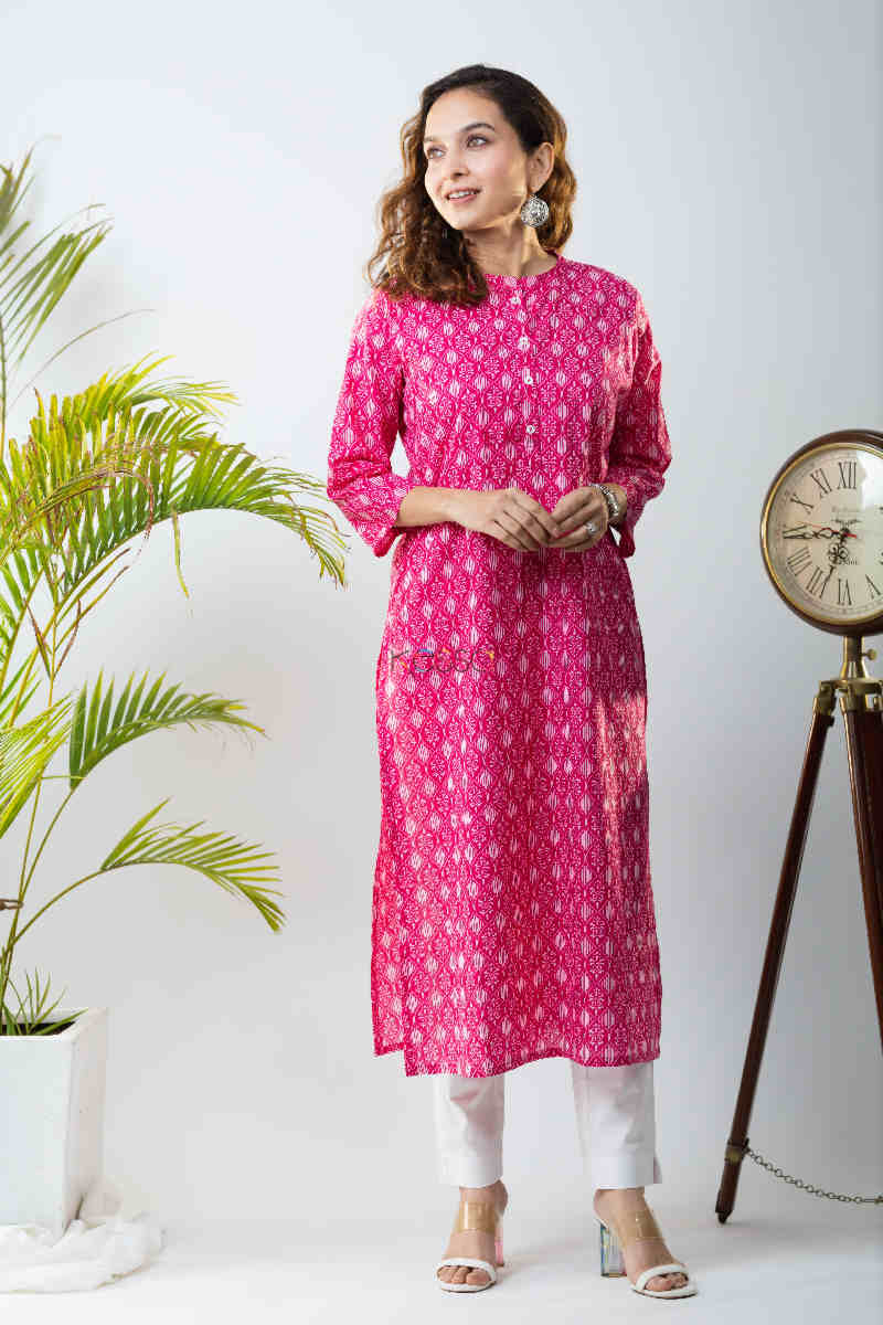 Image for Kusvaa Vcr98 Kaira Straight Regular Wear Kurta Featured