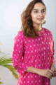 Image for Kusvaa Vcr98 Kaira Straight Regular Wear Kurta Top Side