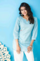 Image for Kusvaa Ws808 Ananth South Cotton Short Kurti Look