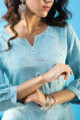 Image for Kusvaa Ws808 Ananth South Cotton Short Kurti Sleeves