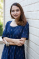 Image for Kusvaa Ws812 Purala Ikat A Line Dress Top 1