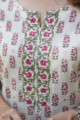 Image for Kusvaa Wsr274 Aarna Block Printed Kurta Pant Set Neck