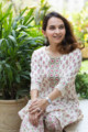 Image for Kusvaa Wsr274 Aarna Block Printed Kurta Pant Set Sitting