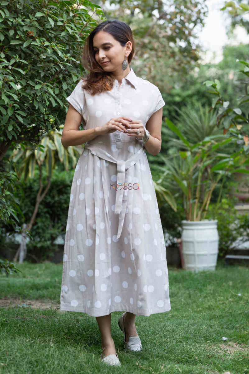 Image for Kusvaa Avdaf93 Maria Cotton Flex Dress Front