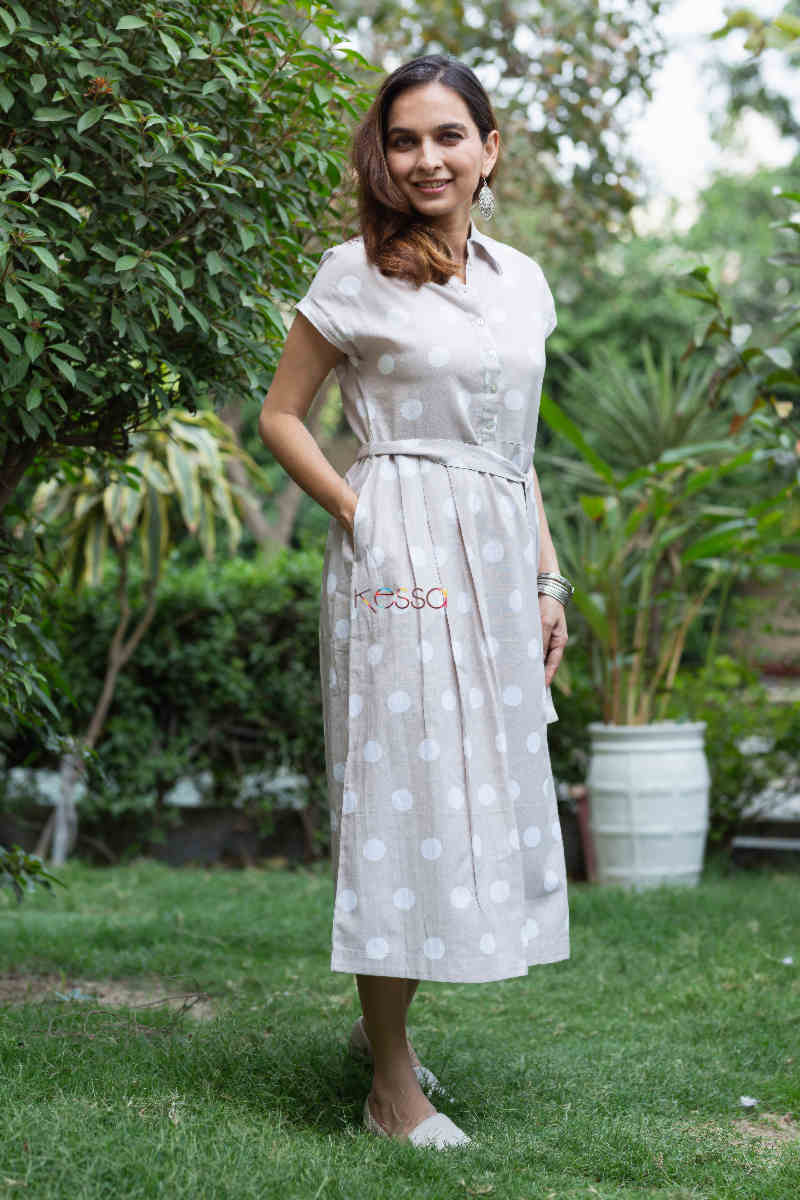 Image for Kusvaa Avdaf93 Maria Cotton Flex Dress Side