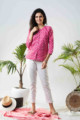 Image for Kusvaa Avdaf98 Mughdha Short Block Print Top Look 1