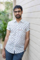 Image for Kusvaa Awk43 Divit Block Print Half Sleeves Shirt Look 1