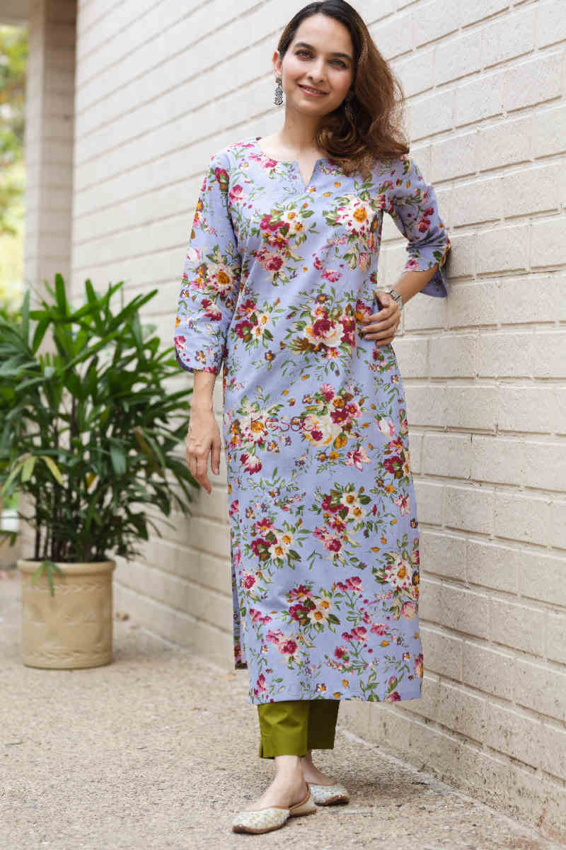 Image for Kusvaa De124 Ajaya Regular Wear Straight Fit Kurta Featured