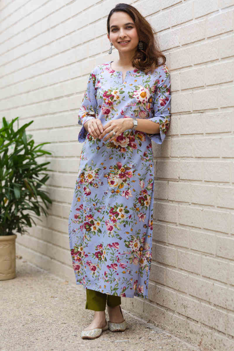 Image for Kusvaa De124 Ajaya Regular Wear Straight Fit Kurta Front