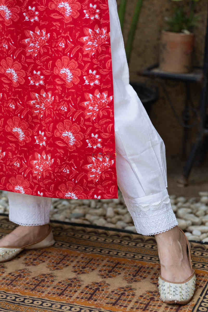 Image for Kusvaa De126 Kaulini Straight Fit Regular Kurta Bottom