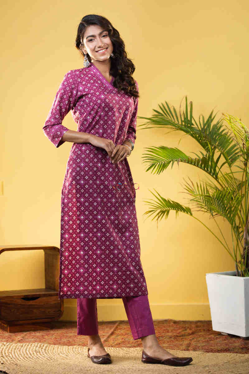 Image for Kusvaa De127 Kevala Straight Fit Regular Kurta Front