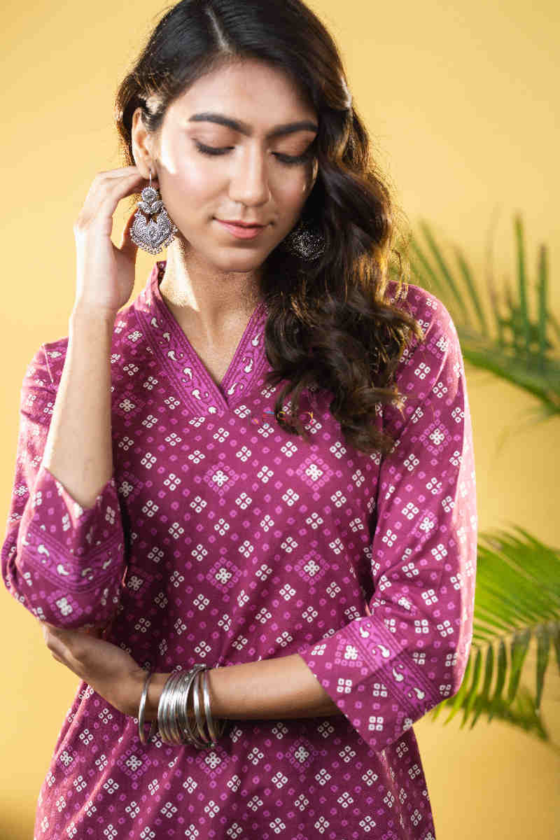 Image for Kusvaa De127 Kevala Straight Fit Regular Kurta Top 1
