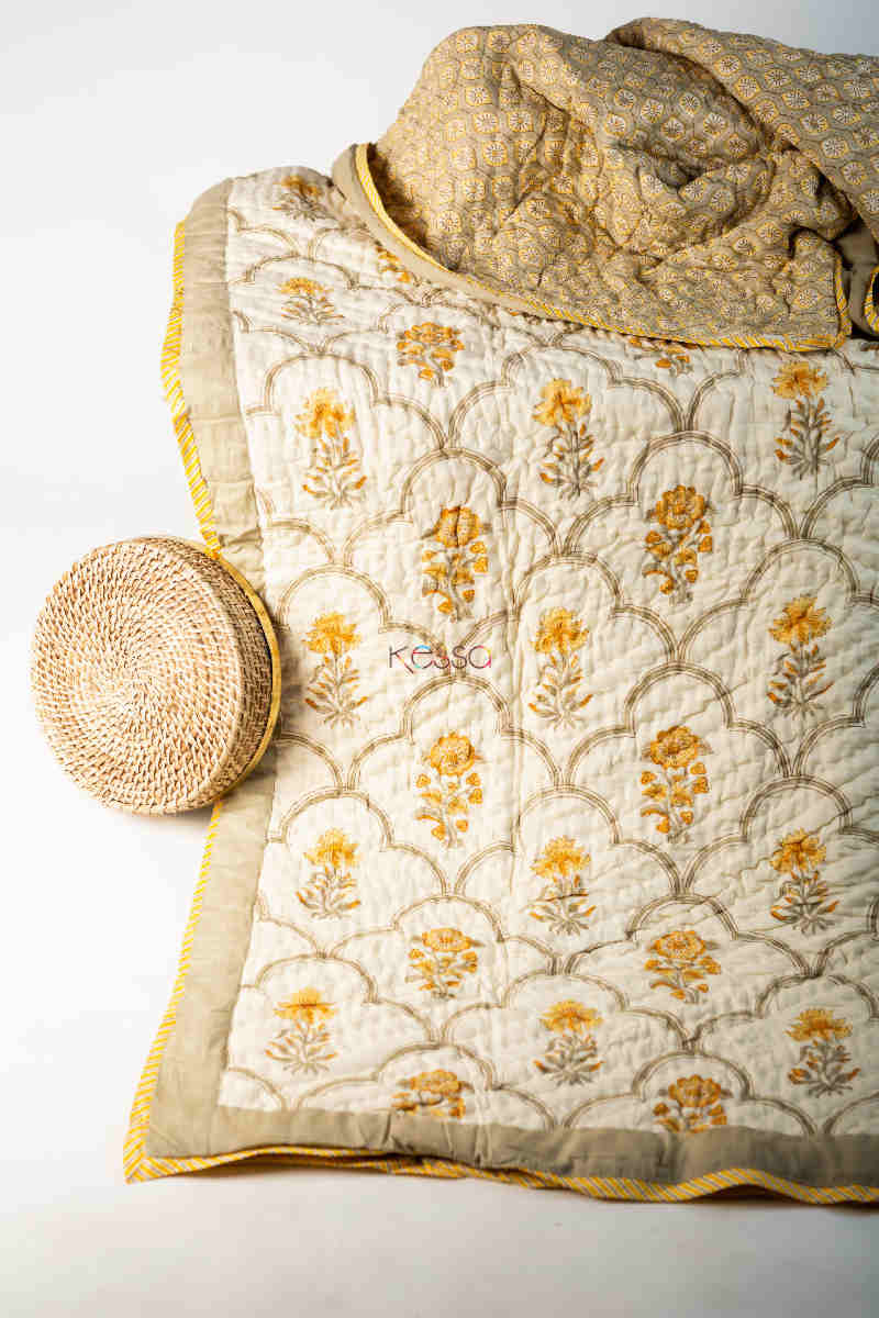 Image for Kusvaa Kaq173 Teak Brown Double Bed Quilt Featured