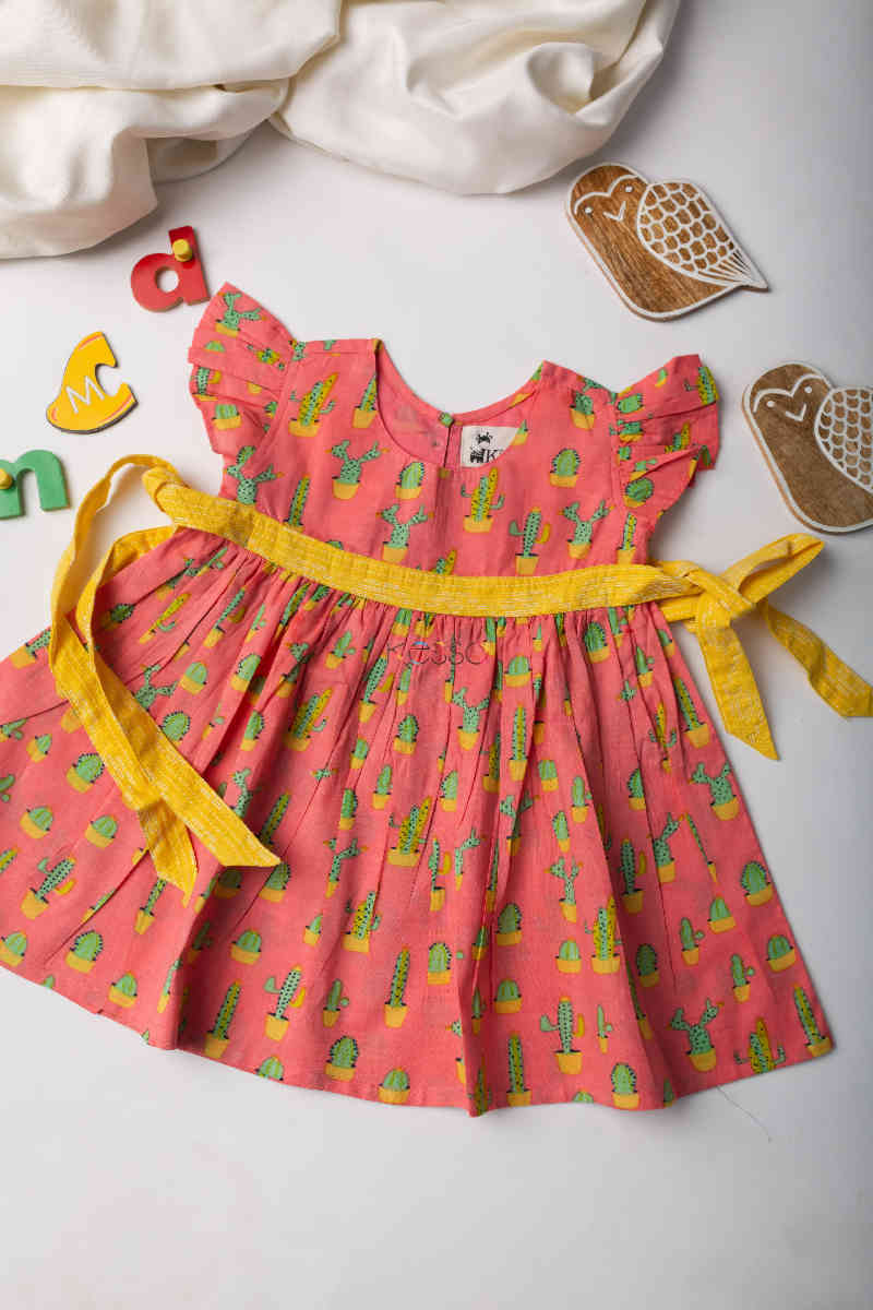 Image for Kusvaa Mbe02 Klinkari Cotton Girls Frock Featured
