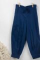 Image for Kusvaa Sap14 Pleated Cotton Salwar Indigo Featured
