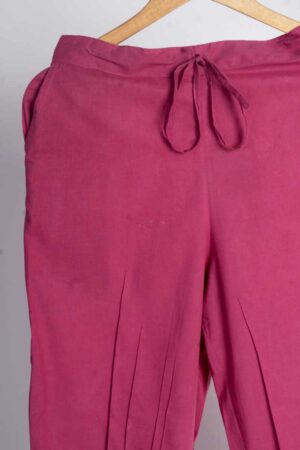 Image for Kusvaa Sap14 Pleated Cotton Salwar Jamuni Front