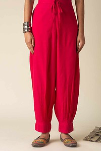 Image for Kusvaa Sap14 Pleated Cotton Salwar Mjpink Featured Reshoot