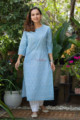 Image for Kusvaa Vcr108 Dharma Cotton Regular Straight Kurta Front