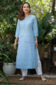 Image for Kusvaa Vcr108 Dharma Cotton Regular Straight Kurta Look
