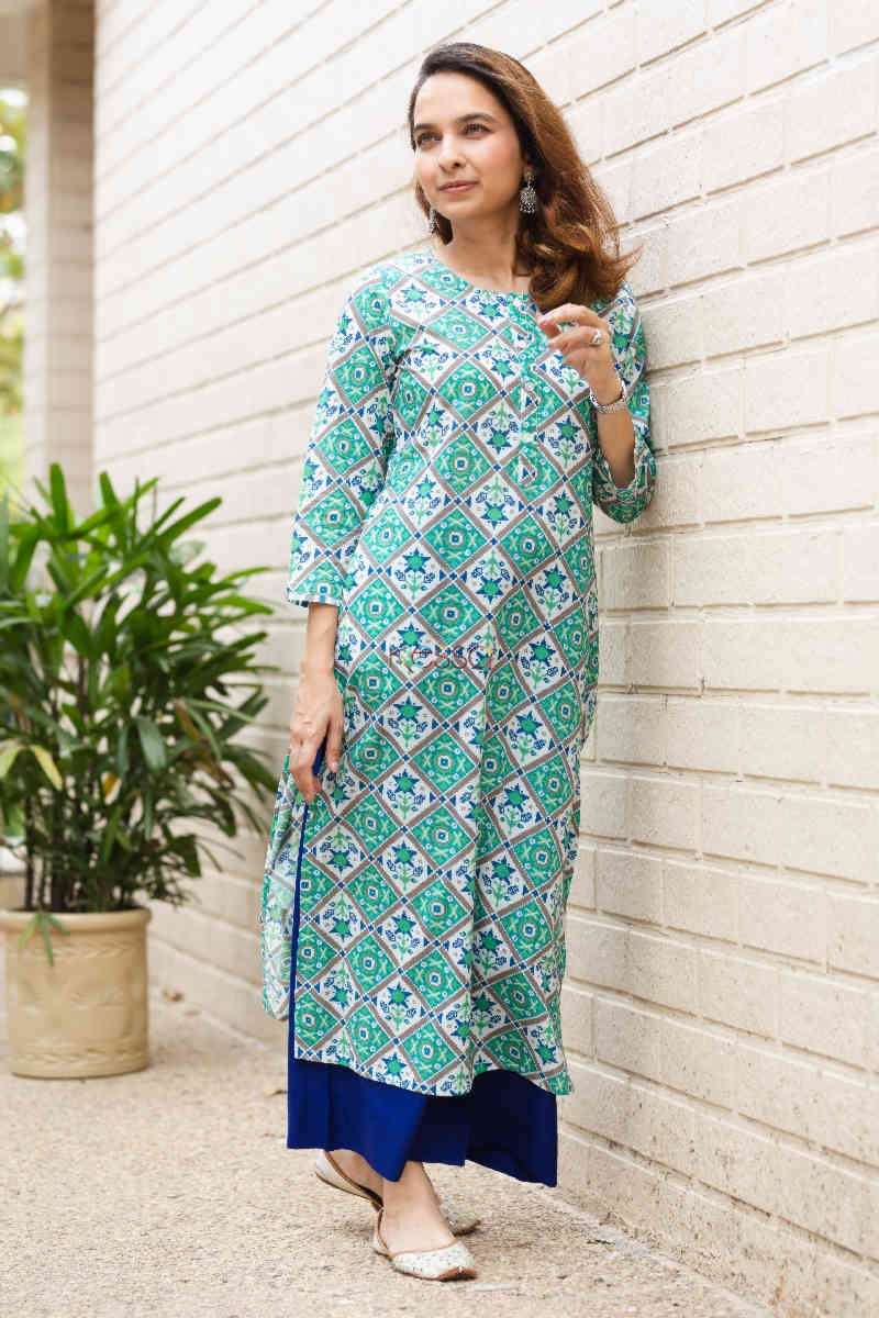 Image for Kusvaa Vcr109 Dharasuta Regular Wear Kurta Front