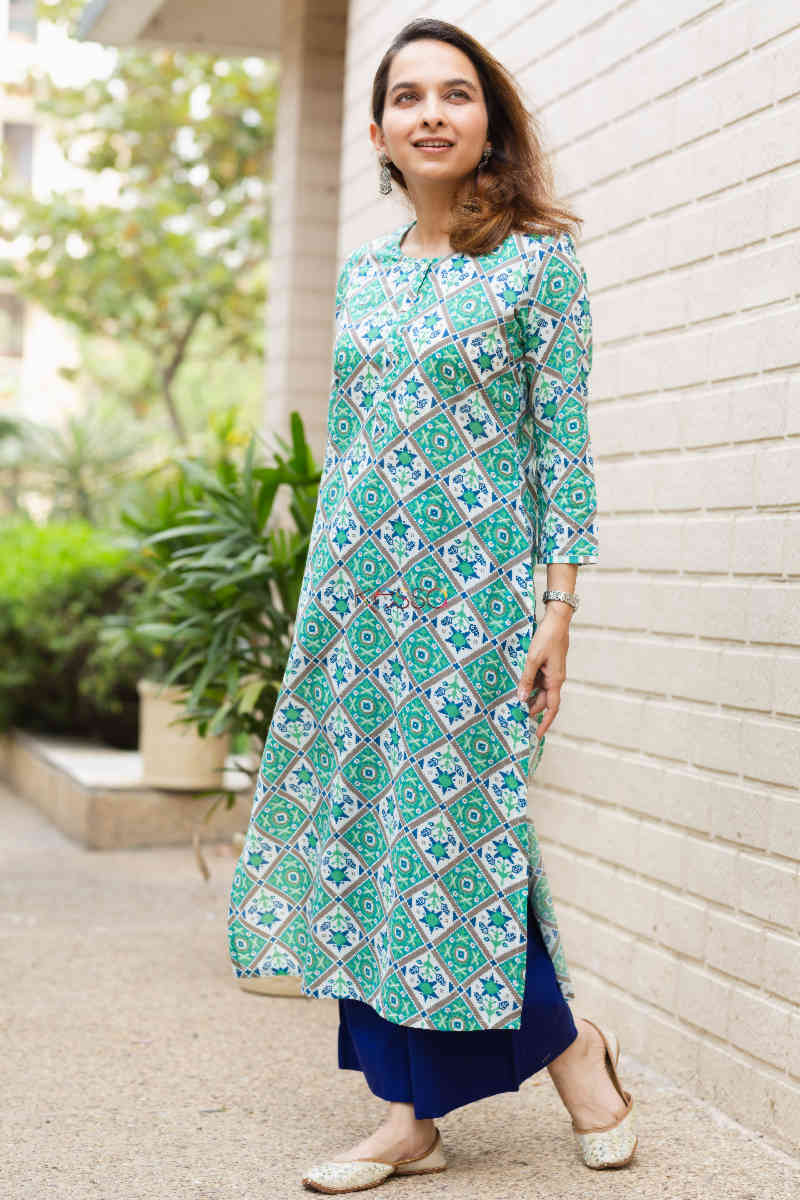 Image for Kusvaa Vcr109 Dharasuta Regular Wear Kurta Side