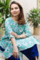 Image for Kusvaa Vcr109 Dharasuta Regular Wear Kurta Sitting 1