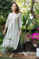 Image for Kusvaa Ws825 Shyla Handloom Cotton Straight Kurta Front