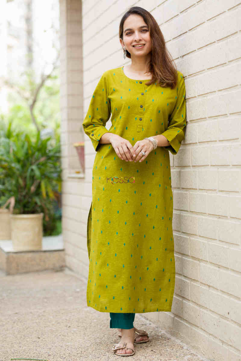 Image for Kusvaa Ws830 Durba South Cotton Dobby Kurta Featured