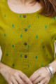 Image for Kusvaa Ws830 Durba South Cotton Dobby Kurta Neck