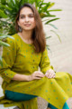 Image for Kusvaa Ws830 Durba South Cotton Dobby Kurta Sitting