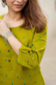 Image for Kusvaa Ws830 Durba South Cotton Dobby Kurta Sleeves
