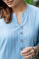 Image for Kusvaa Ws836 Cotton Dobby Straight Fit Regular Kurta Neck