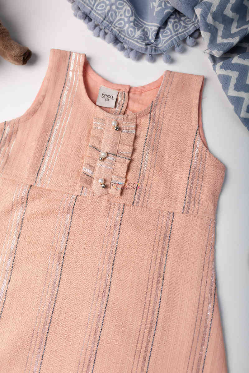 Image for Kusvaa Wsk45 Dayamurith Cotton Girls Frock Look