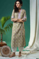 Image for Kusvaa Wsr278 Aparna Block Print Straight Kurta Front