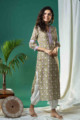 Image for Kusvaa Wsr278 Aparna Block Print Straight Kurta Side