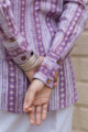 Image for Kusvaa Wsr279 Iha Block Print Short Kurti Sleeve