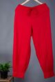 Image for Sap14 Pleated Cotton Salwar Red Side