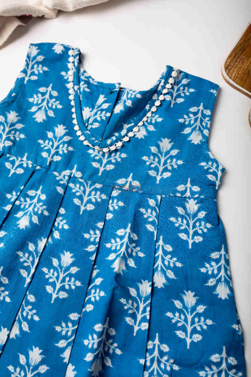 Image for Kusvaa Aj45 Aanshi Cotton Girl Frock Look