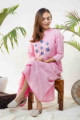 Image for Kusvaa Avdaf101 Maya Dobby Based A Line Dress Sitting 1