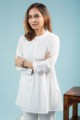 Image for Kusvaa Avdaf102 Vinidra Crotia Dobby Based Short Kurti Front 2