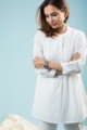 Image for Kusvaa Avdaf102 Vinidra Crotia Dobby Based Short Kurti Front