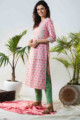 Image for Kusvaa Avdaf103 Ramya Cotton Straight Fit Kurta Side