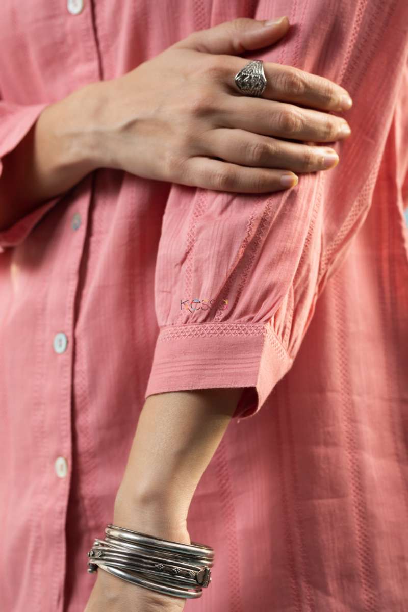 Image for Kusvaa Avdaf109 Kriya Dorby Short Kurti Closeup Side