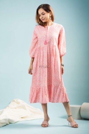 Image for Kusvaa Avdaf112 Tullia Mid Length Cotton Dress Featured