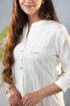 Image for Kusvaa Avdaf120 Reva Dobby Short Kurta With Salwar Closeup