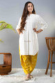Image for Kusvaa Avdaf120 Reva Dobby Short Kurta With Salwar Look