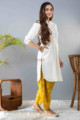Image for Kusvaa Avdaf120 Reva Dobby Short Kurta With Salwar Side