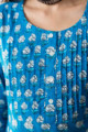 Image for Kusvaa De128 Ayyai Screen Printed Straight Fit Kurta Neck