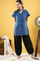 Image for Kusvaa De132 Vaya Short Indigo Shirt Front